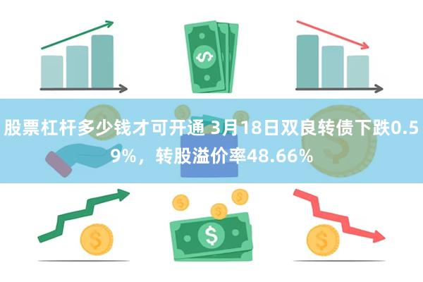 股票杠杆多少钱才可开通 3月18日双良转债下跌0.59%，转股溢价率48.66%